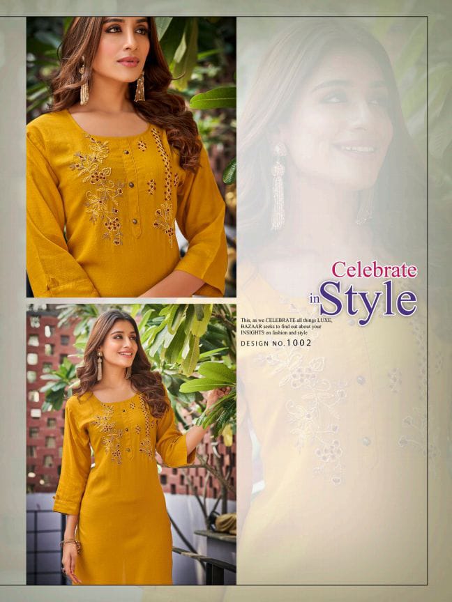 Cotton Candy By Colour Pix Designer Kurtis Catalog